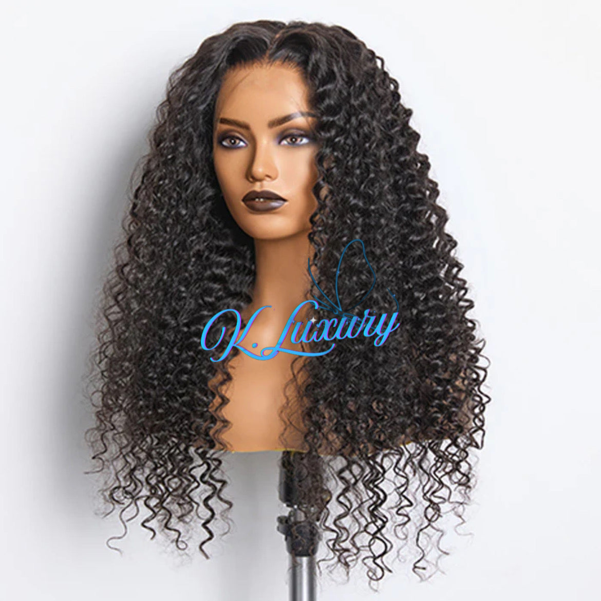 200% Density 13 x 4 Virgin Deep Curly Wig