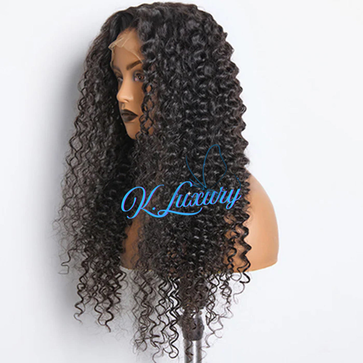 200% Density 13 x 4 Virgin Deep Curly Wig