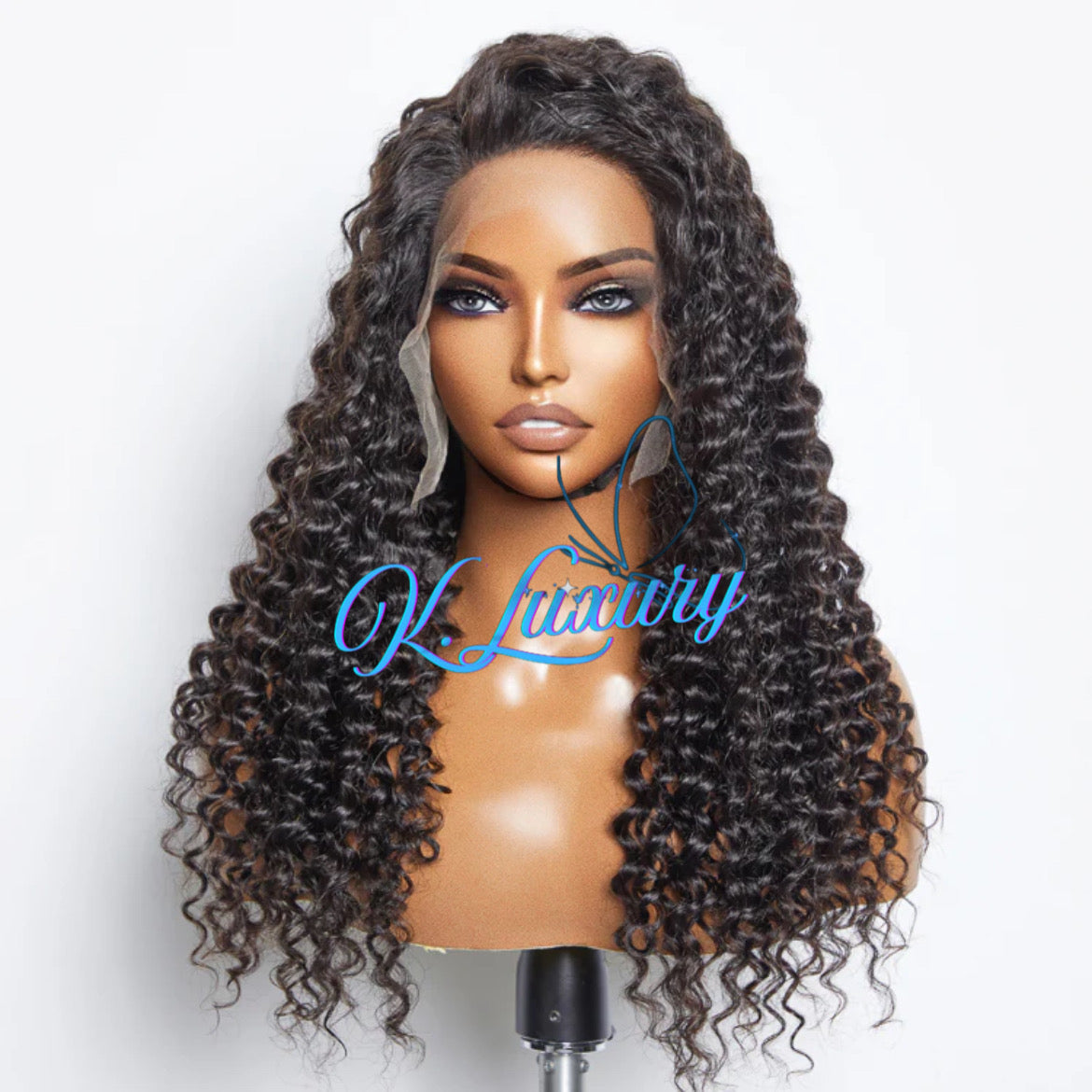 200% Density 13 x 4 Virgin Deep Wave Wig